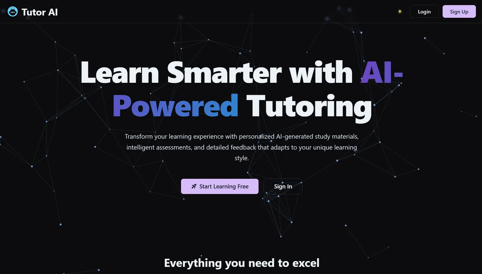 Multi Agent AI Tutoring System